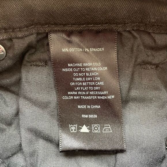 NWT Kut From The Kloth Brigitte Black/Grey Ankle Skinny Jeans - Size: 0 - Picture 6 of 11